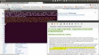 Corso sugli script bash parte 01  introduzione [upl. by Ide]