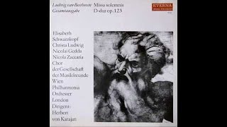 Beethoven  Missa Solemnis en re mayor op123 Karajan Eterna [upl. by Akeemat809]