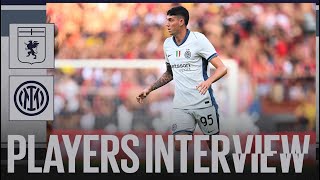 LINTERVISTA DI BASTONI  GENOA 22 INTER  PLAYERS INTERVIEW 🎙️⚫🔵 [upl. by Nash]