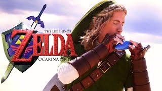 EPIC  The Legend of Zelda Ocarina of Time Medley on REAL Ocarina [upl. by Nezah]