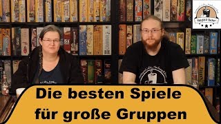 Die besten Brettspiele für große Gruppen Teil 3  Brettspiel Café Würfel und Zucker [upl. by Anilam884]