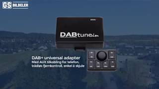 GS Bildeler monteringsvideo for DAB adapter DT210 [upl. by Derrej]