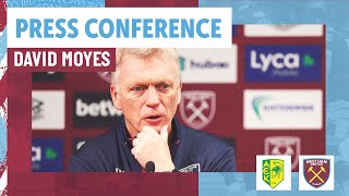 quotTo Reach A Quarter Final Would Be Hugequot  David Moyes Press Conference  AEK Larnaca FC v West Ham [upl. by Eulalia]