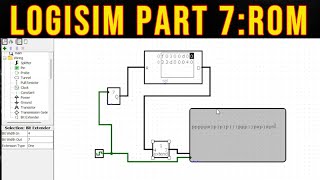 Logisim part 7ROM [upl. by Pollyanna]