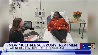 First UVA Health multiple sclerosis patient receives new treatment [upl. by Vachill]