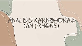 ANALISIS KARBOHIDRAT METODE ANTHRONE [upl. by Trillbee]