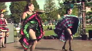 Can Can Dancers at Golden Spike 2013 1 [upl. by Annaed]