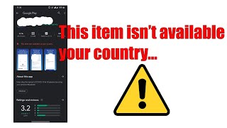 How to Fix App Not Available for Your Country on Android Play Store  Google play store  Malayalam [upl. by Aittam]