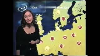 News 2 RTE Weather and RTE Network 2 continuity 9th October 2000 [upl. by Joshi456]