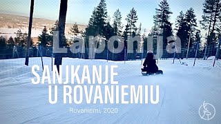 Winter Tobogganing  Ounasvaara Rovaniemi [upl. by Yrrac]