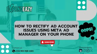 How To Rectify Ad Account Issues Using Meta Ad Manager On Your Phone [upl. by Yrek]