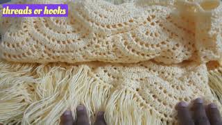 फटाफट से बनाए beautiful triangle 😍❤️शाॅलCrochet shawl latest New Design in 2024😊 threadsorhooks [upl. by Yenahteb325]