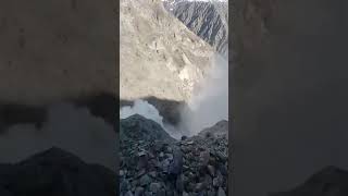 Terryfing Landsliding  Chitral  Pakistan  Huge Rock Falling [upl. by Jablon]