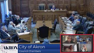 City of Akron Council Committee Meetings  10282024 [upl. by Belldame]