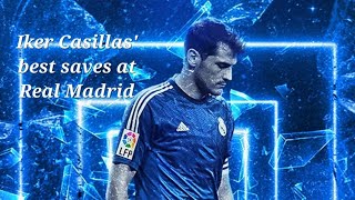 The best saves of Iker Casillas at Real Madrid [upl. by Bertold]