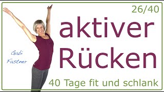 2640❗️33 min aktiver Rücken  mobil amp stabil  ohne Geräte [upl. by Ardnazxela]