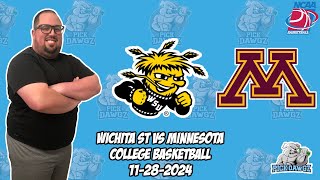 Wichita State vs Minnesota 112824 Free College Basketball Picks and Predictions  NCAAB Pick [upl. by Hirsh]