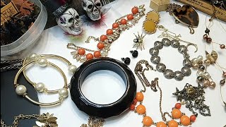 Fall Jewelry Fun 3 with Enchanted Dream Handmade and Vintage 🖤🤎🧡🤎🖤🍂🍁🍂 [upl. by Ayekam]