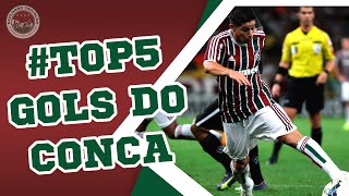 TOP 5  Gols mais bonitos de Darío Conca pelo Fluminense ExplosãoTricolor [upl. by Ocramed290]