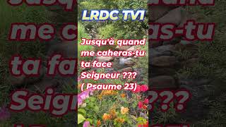 Jusquà quand me cacherastu ta face Seigneur   Psaume 13 sur lrdc tv1 jesus [upl. by Iba]