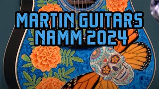 NAMM 2024 Martin Guitars [upl. by Koss722]