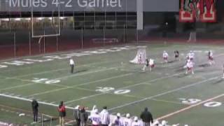 Muhlenberg mens lax Mike Horowitz saves vs Swarthmore [upl. by Martreb378]