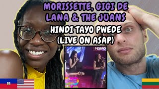 REACTION TO Morissette Gigi De Lana amp The Juans  Hindi Tayo Pwede Live on ASAP [upl. by Laehpar]