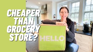 HelloFresh Review and Cook With Me Is It Cheaper Than The Grocery Store 2023 [upl. by Enelak]