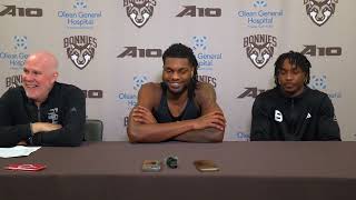 MBB  St Bonaventure vs CSUN Postgame Press Conference 11424 [upl. by Faxan]