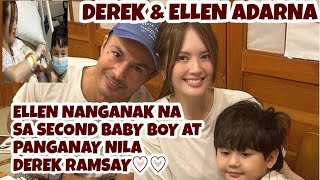 ELLEN ADARNA NANGANAK NA SA SECOND BABY BOY AT PANGANAY NILA DEREK RAMSAY [upl. by Finah113]