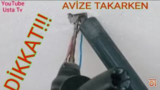 Avize çengeli nasıl takılır Avize nasıl asılır [upl. by Kafka]