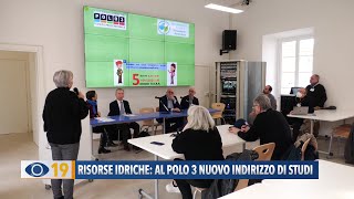 Risorse Idriche al Polo 3 di Fano nuovo indirizzo di studi [upl. by Enelie]