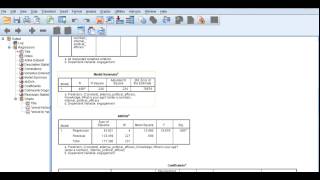 multiple regression SPSS example [upl. by Telimay]