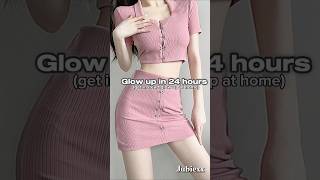 Glow up in 24 hours 🎀 fyp shorts viral viralshorts kpop bts aesthetic beauty [upl. by Fayette]