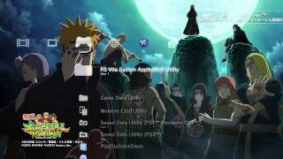 Naruto Ultimate Ninja Storm Revolution VJump PS3 Theme ブイジャンプ [upl. by Lilas]