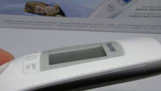 Beurer FT 90 kontaktloses Fieberthermometer mit InfrarotMesstechnik [upl. by Leis]