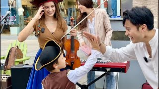 Pirates Of The Caribbean  Karolina Protsenko amp Ray Chen Violinist [upl. by Nylecoj]