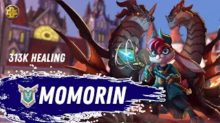 NEW MOJI IS CRAZY 313K Heal Momorin Master Paladins Competitive Gameplay [upl. by Moshell]