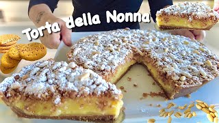 TORTA DELLA NONNA senza cottura FACILE E VELOCE [upl. by Aloisius]