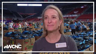 Tepper Foundation holds 3rd annual backpack build [upl. by Icats]