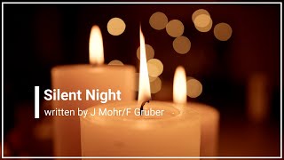 Silent Night with Lyrics Choral 4K [upl. by Timothy401]