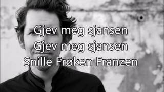 Frøken Franzen Lyrics [upl. by Stacee]