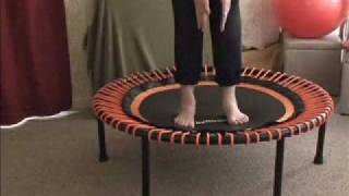 All about Pronating  How to stand on a Rebounder [upl. by Ahsyekal609]