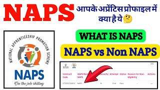 NAPS vs NonNAPS Kya Hai  Apprenticeship NAPS Ful Detail  NAPS Information  ApprenticeITIAITT [upl. by Redna]