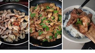 Cook and Eat Stir Fry Chicken Breast with Kimchi cooking eating chicken kimchi asmr [upl. by Eillas]