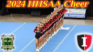 2024 HHSAA Cheer Comp  Iolani School Unedited 4K [upl. by Noxas]