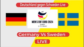 🔴 Germany Vs Sweden Live  2024 European Mens Handball Championship 3rd Place Live  Deutschland [upl. by Inoue479]