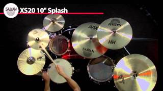 SABIAN 10quot XS20 Splash Video Demo [upl. by Weismann270]