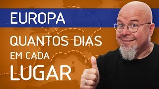 Europa Quantos dias em cada lugar  Vai por Mim  Episódio 2 [upl. by Harrak]