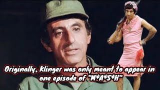 Originally Klinger was only meant to appear in one episode of MASH [upl. by Atolrac]